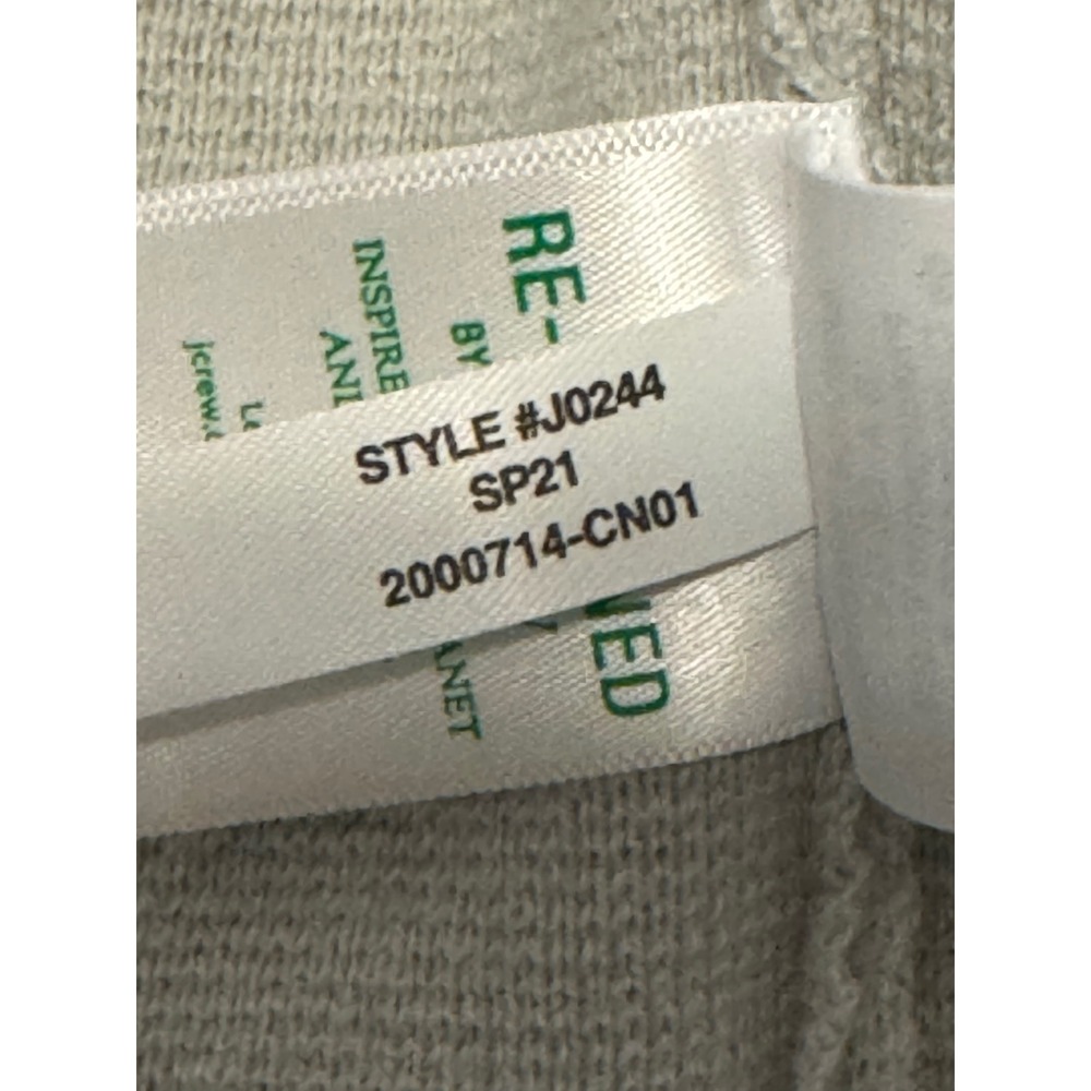 J Crew Womens Open Front Knit Blazer NWT Jacket Light Gray Size M Style J0244 - Picture 8 of 10